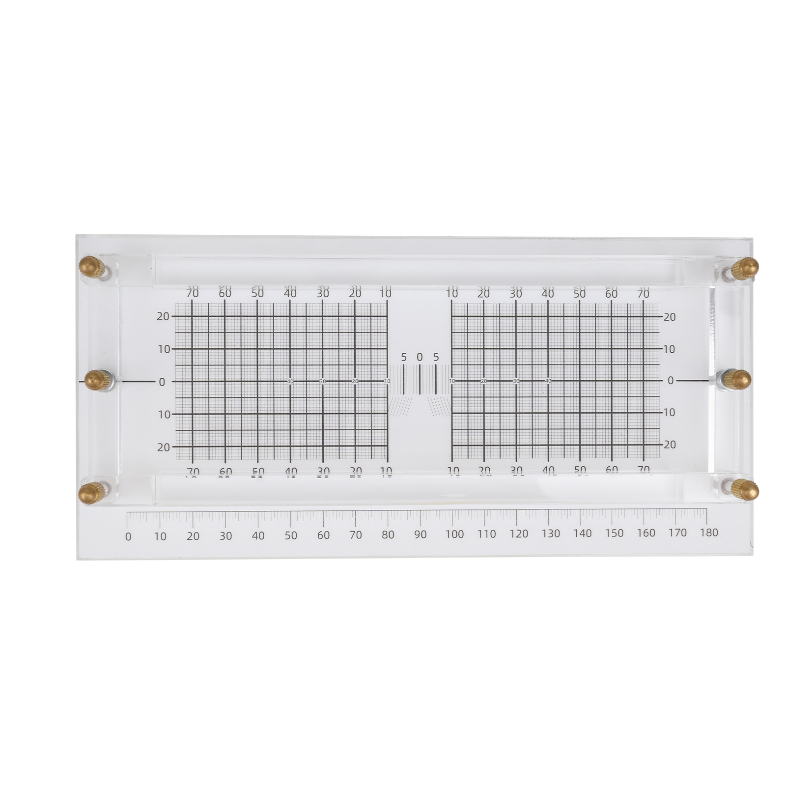 Optics Refraction Ruler LY-16T Measuring Ruler