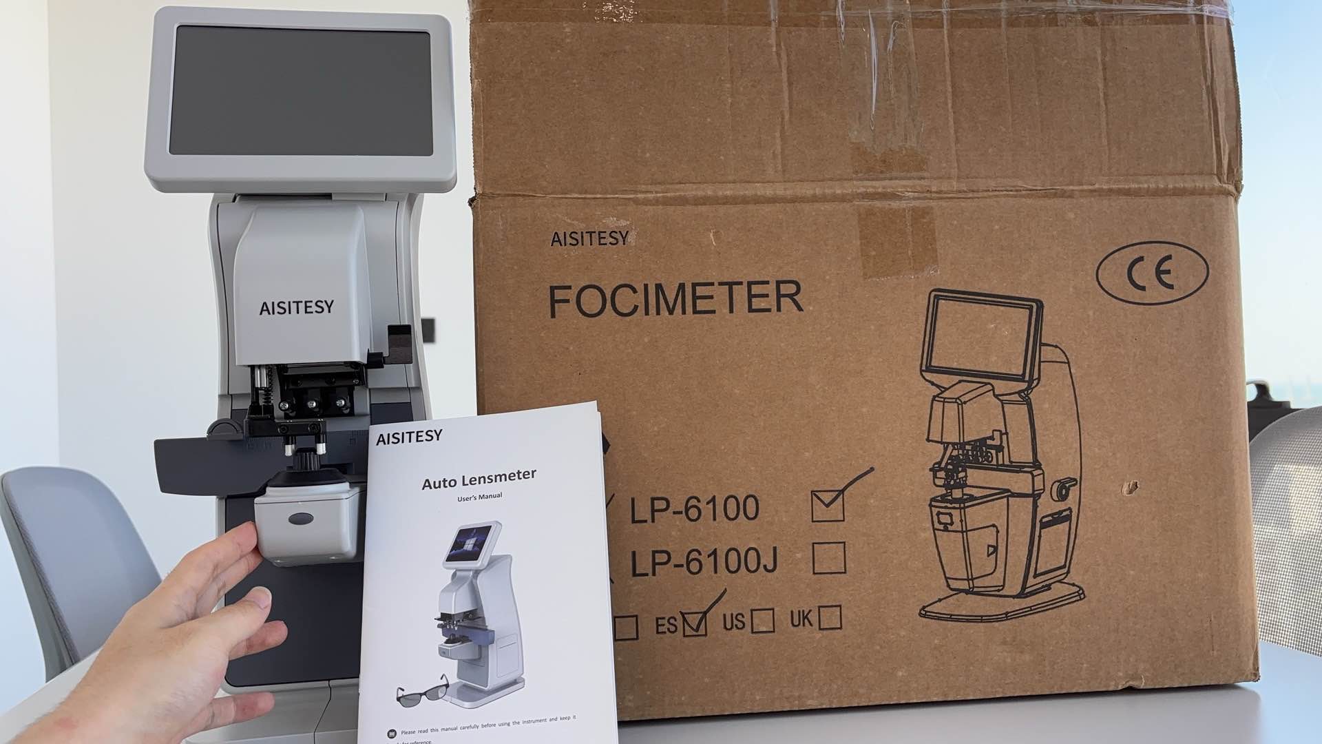 Measuring Ruler For Surgery AISITESY Lensometer & Digital Lensometer High-Precision Auto Lensmeter ...